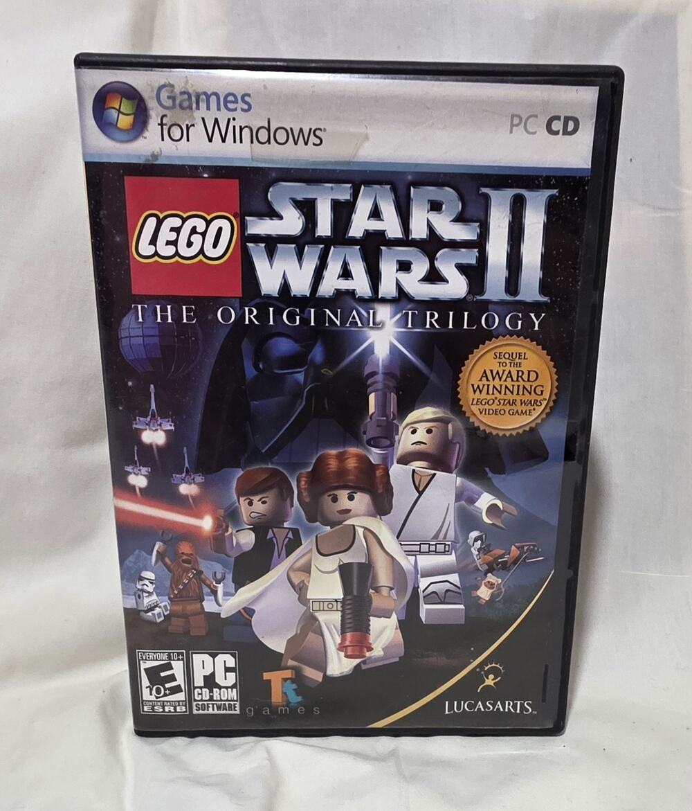 LEGO Star Wars 2 II The Original Trilogy (PC Game) 2006 with Manual LucasArts VG